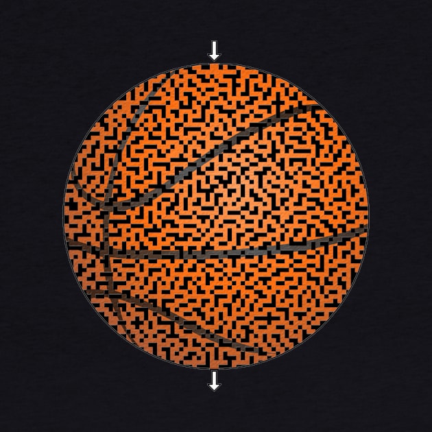Basketball Shaped Maze & Labyrinth by gorff